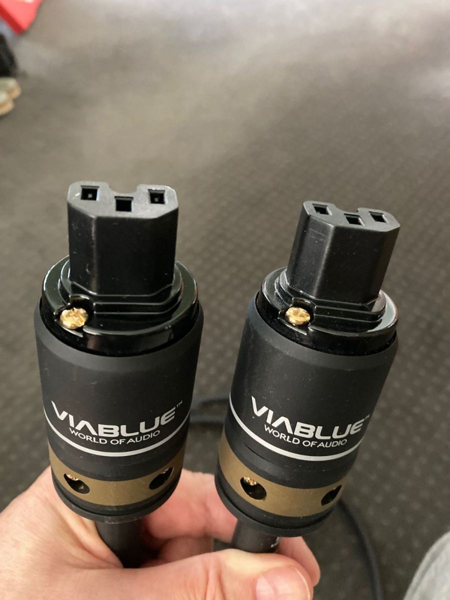 FS Viablue X60 Silver Power cords (2) ﻿ HiFi and Cinema Cables