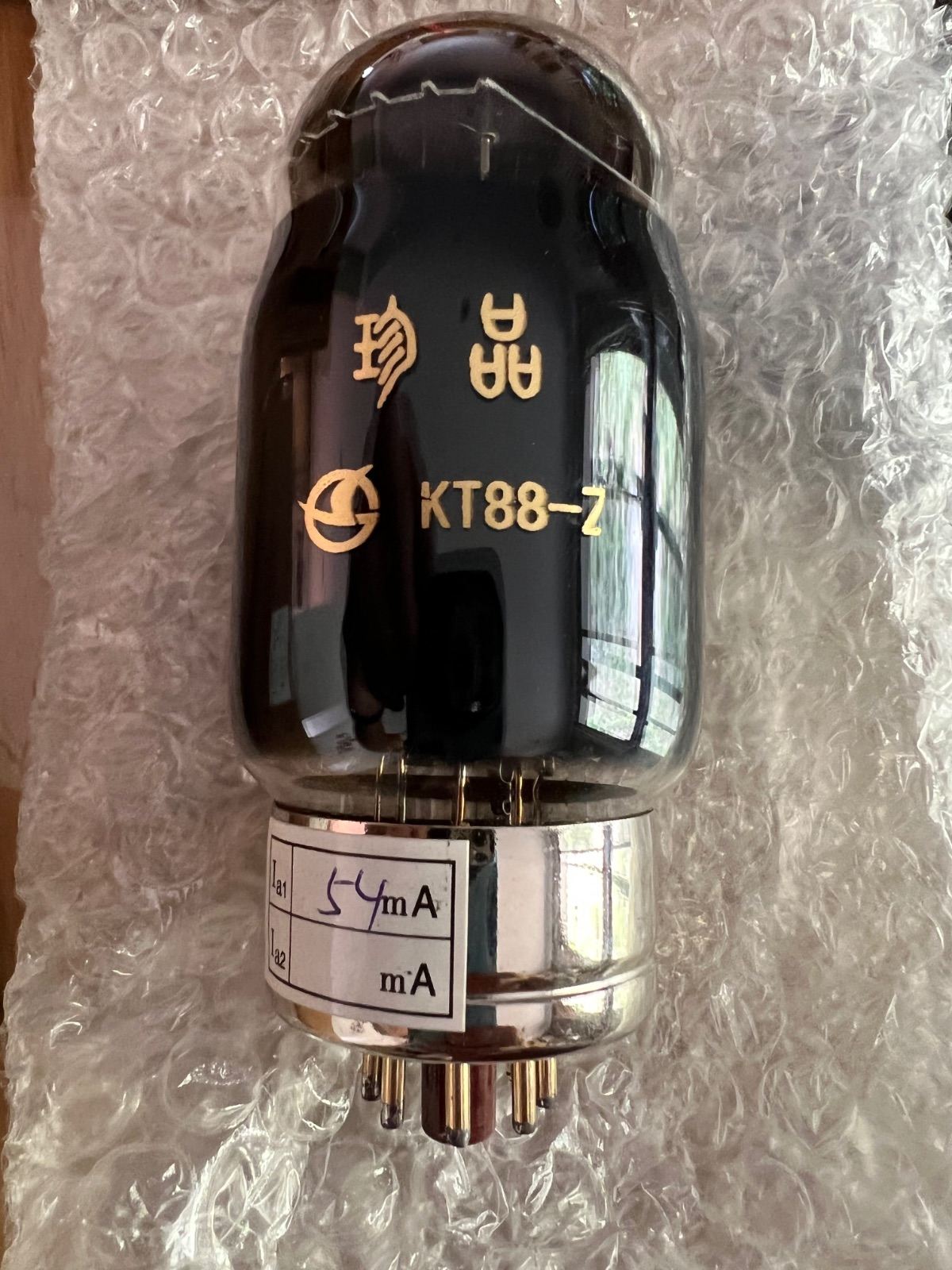 KT88-Z (gold grid) Shuguang Black Treasure Valves: matched