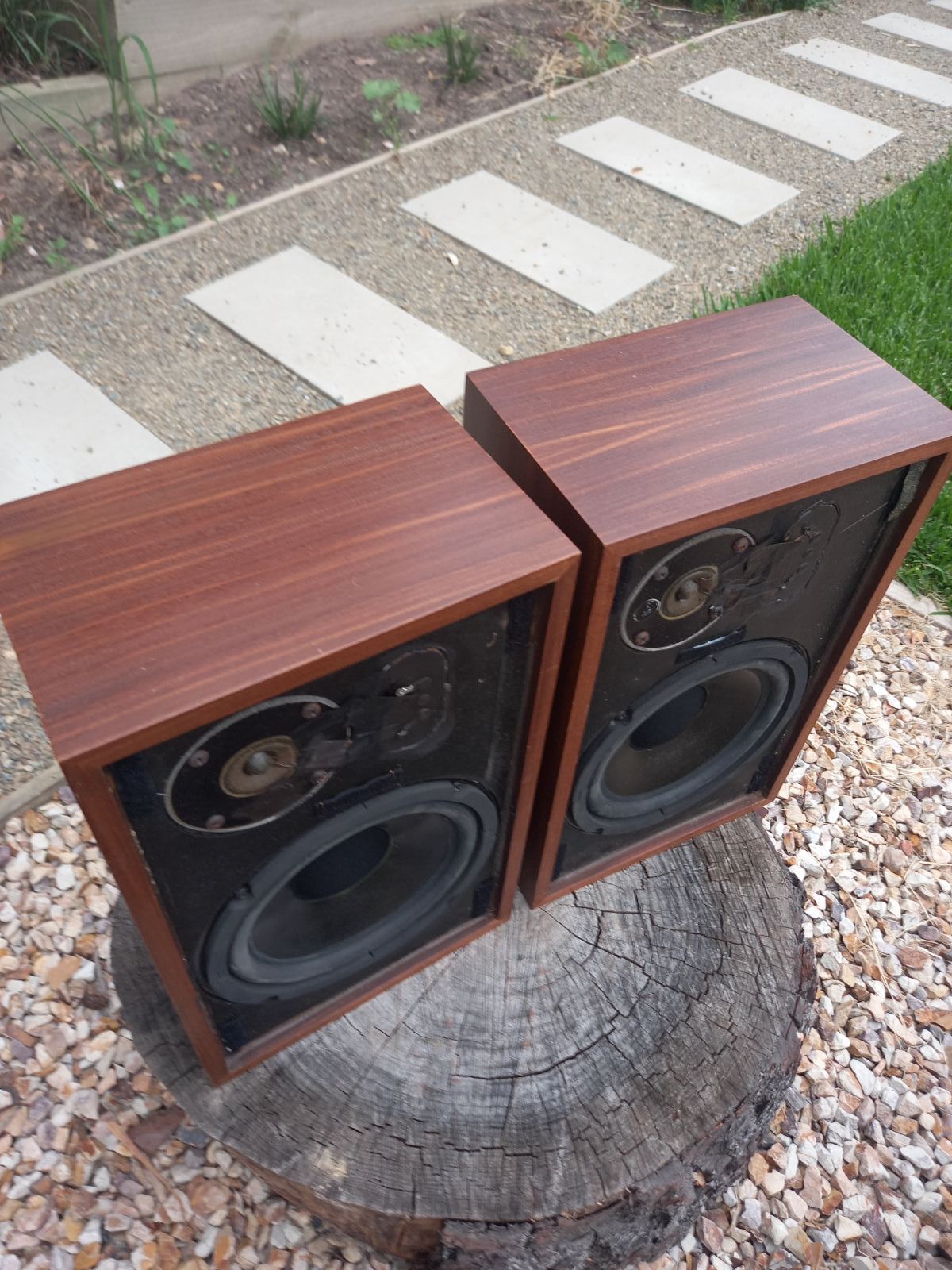 Enceintes AR7 Acoustic Suspension – Filaire, Vintage, Paire, Bon Fonctionnement