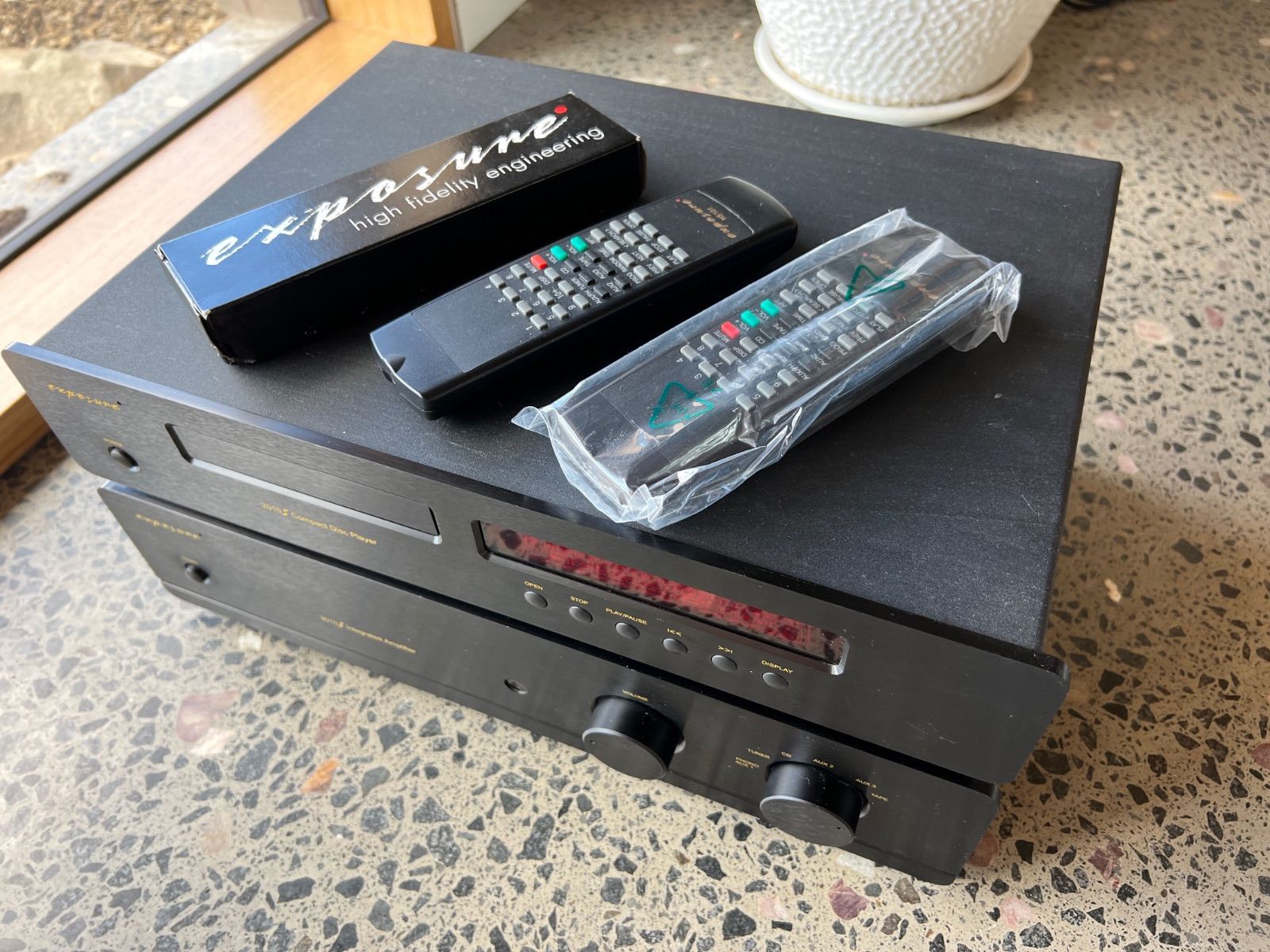 FS: Exposure 3010s integrated amplifier & Exposure 2010s CD