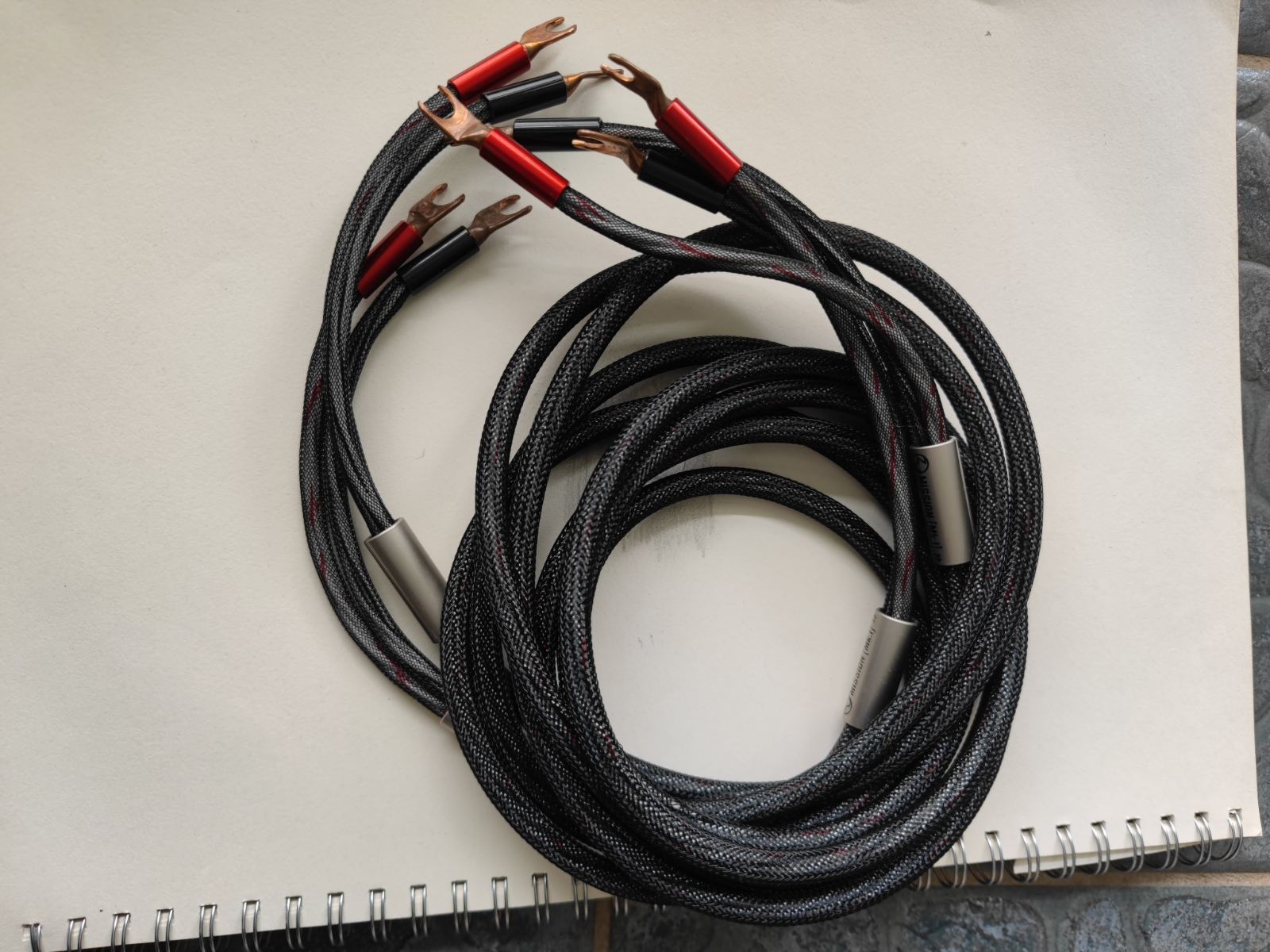 Zu Audio Mission Speaker cables, 2.5m, Spades ﻿ HiFi and Cinema Cables & Accessories