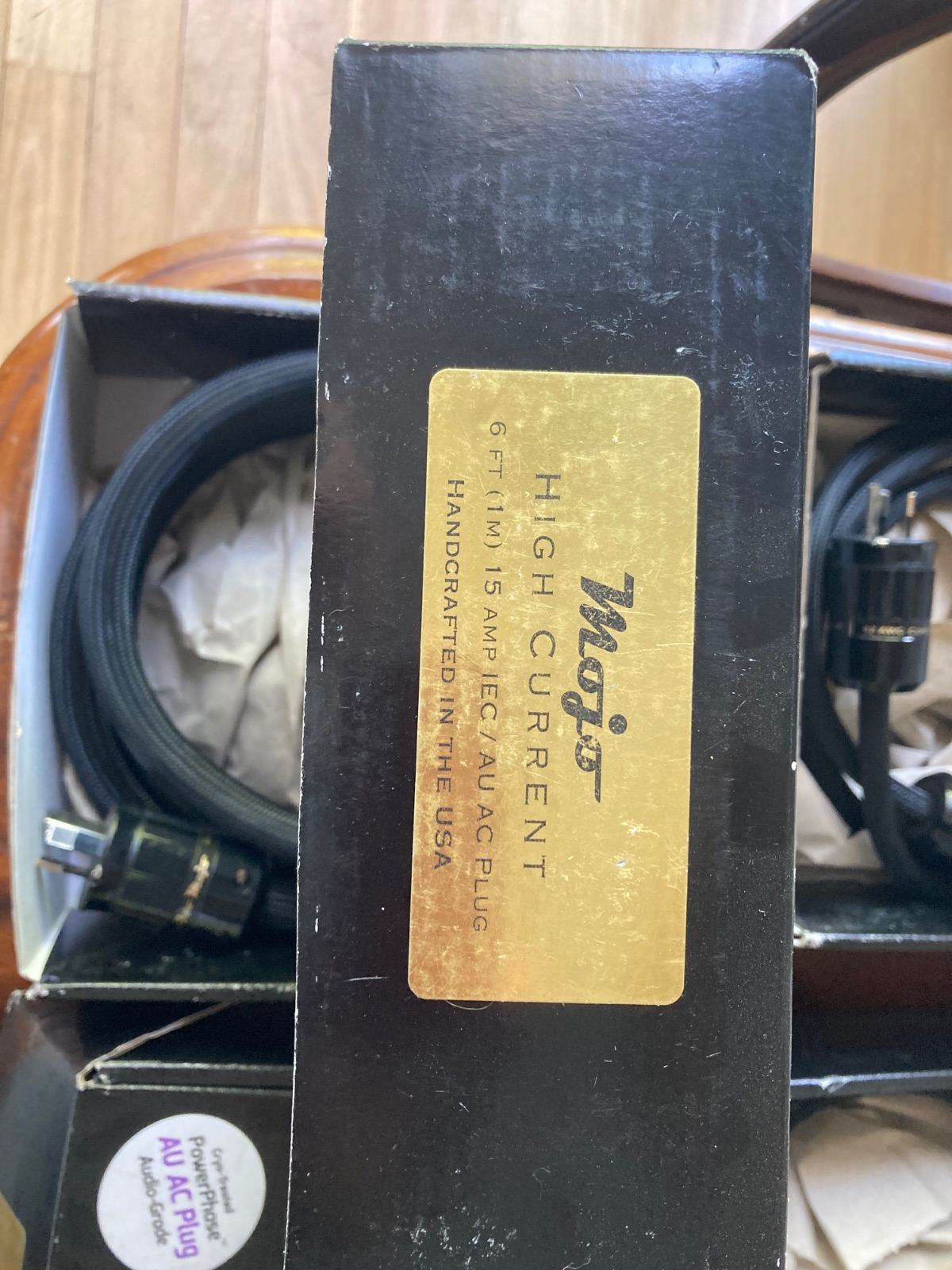 Voodoo Mojo AUs power cables 1.8 metres x4 2 high current , 2 digital