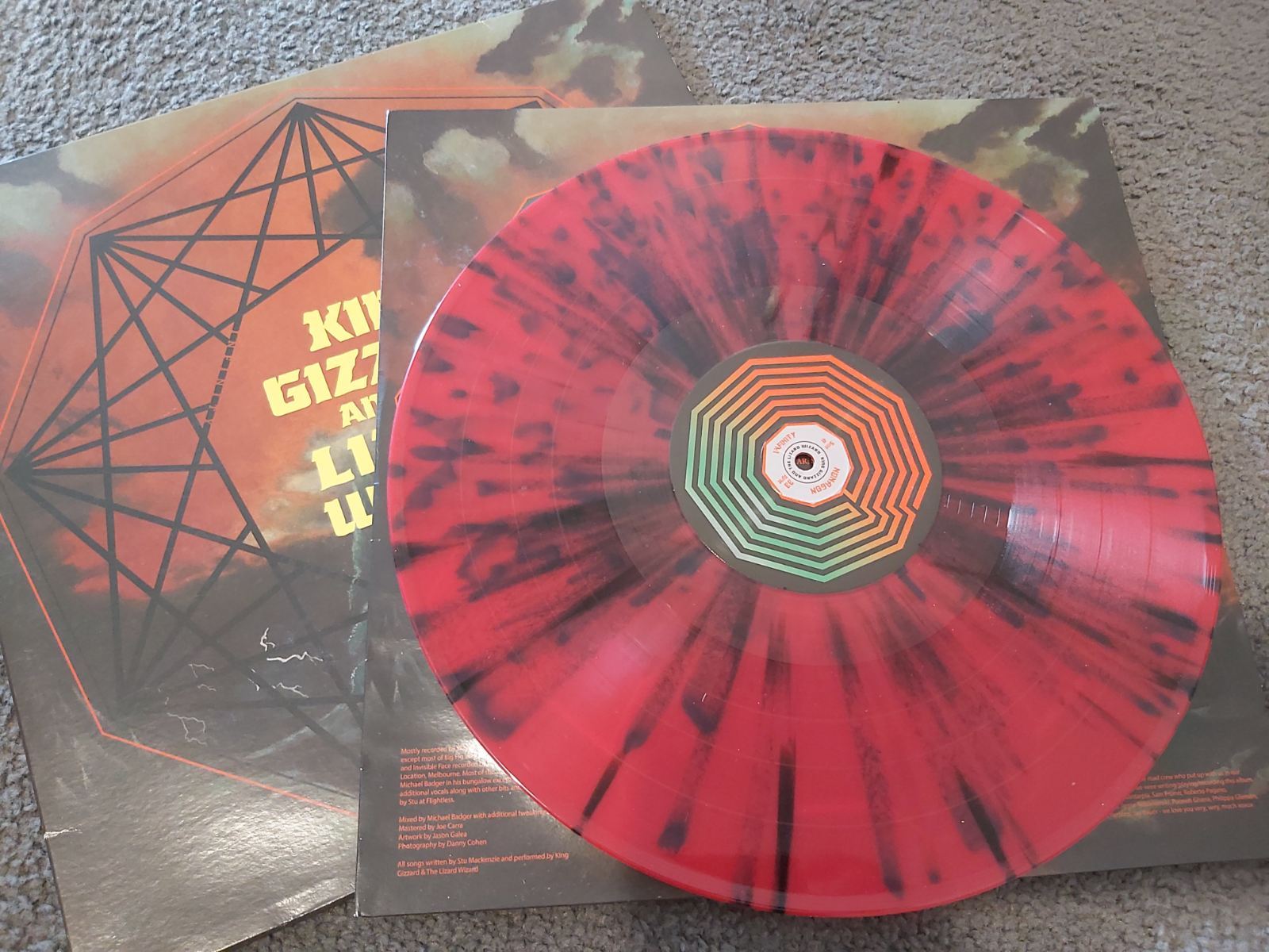FS: KING GIZZARD & THE LIZARD WIZARD - NONAGON INFINITY LP - RED W ...