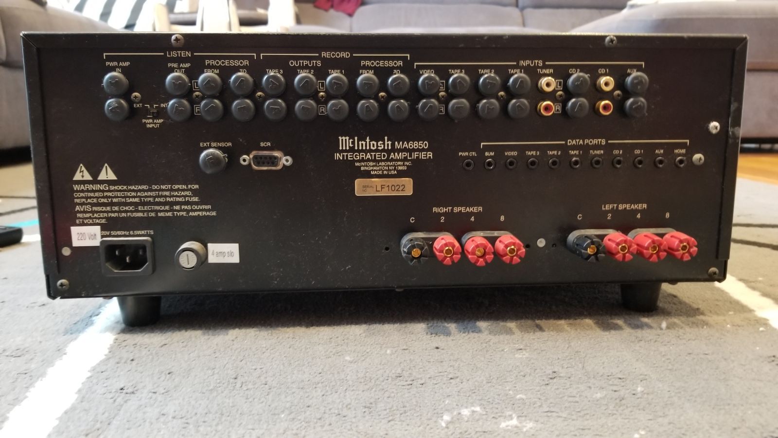 アンプ Macintosh MA6800 INTEGRATED AMPLIFIER FS: Mcintosh MA6800 Integrated Amplifier - Stereo, Home Cinema