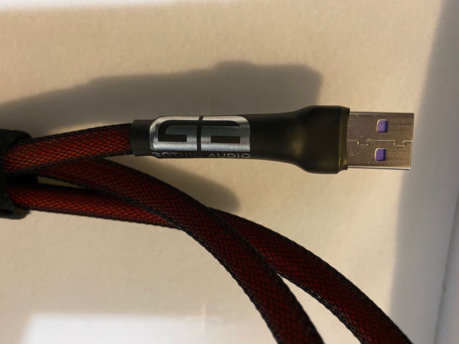 Gothic Audio Semperfi The Outsider Pure Silver USB Cable Type A to B