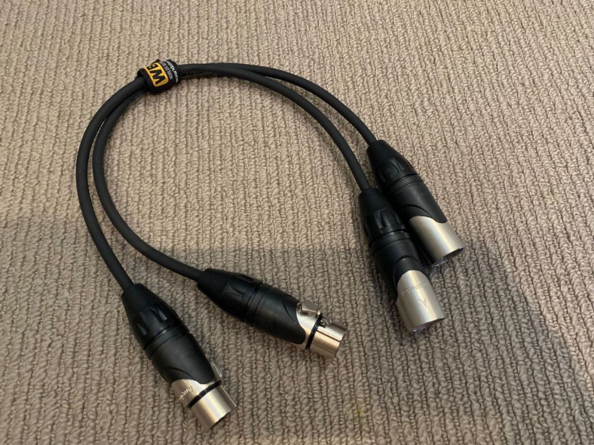 FS World Best Cable XLR 1ft (30cm) XLR ﻿ HiFi and Cinema Cables
