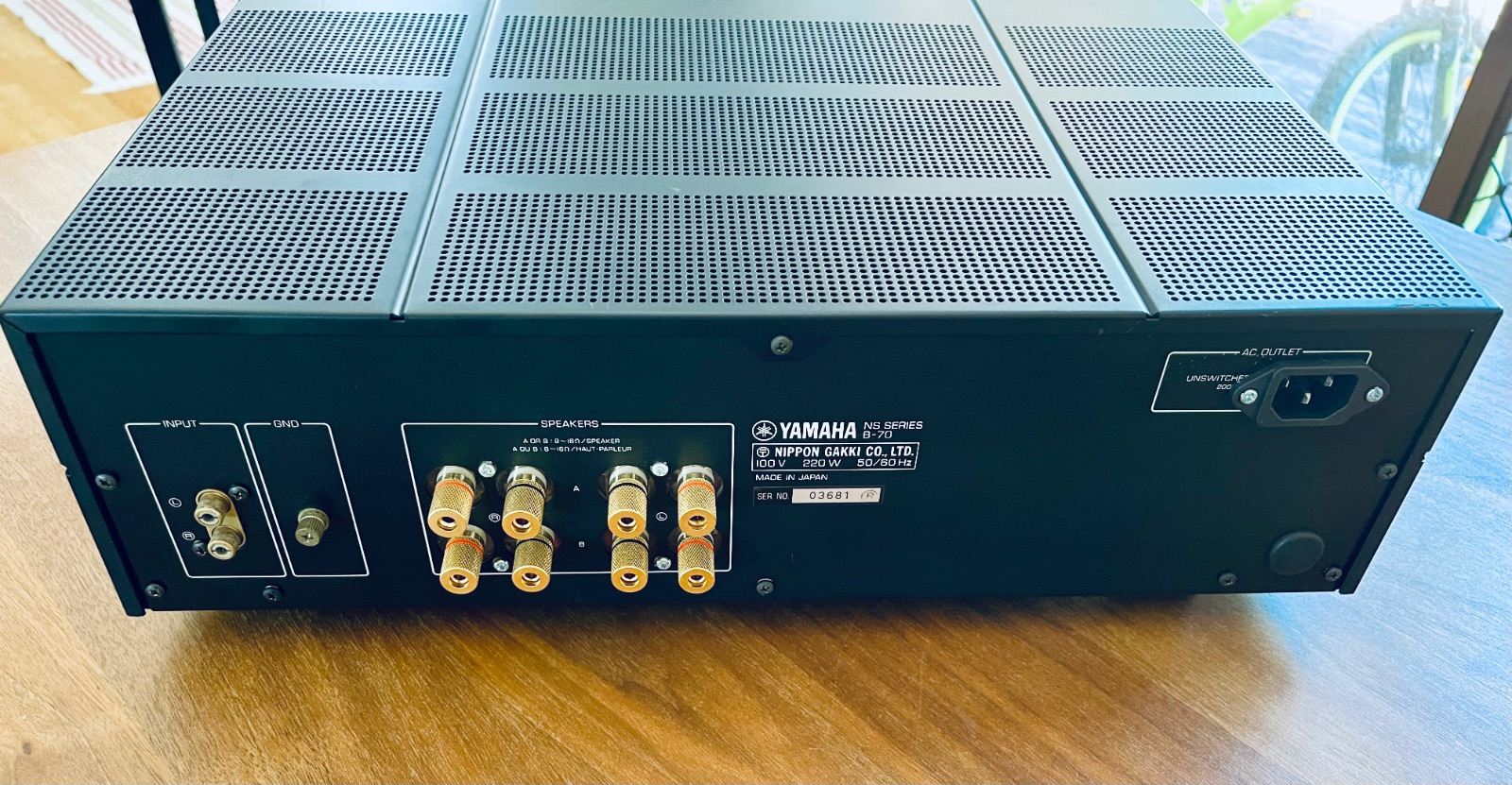 YAMAHA B-70 ステレオメインアンプ ジャンク品 YAMAHA B-70 パワーアンプ