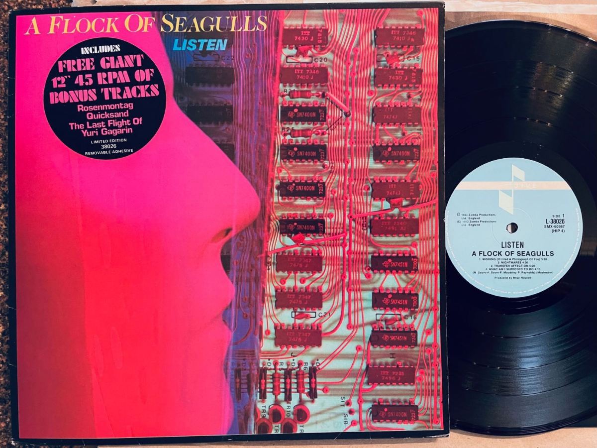 A Flock of Seagulls Listen 1983 Includes 12" Bonus 4 Songs ﻿ Vinyl