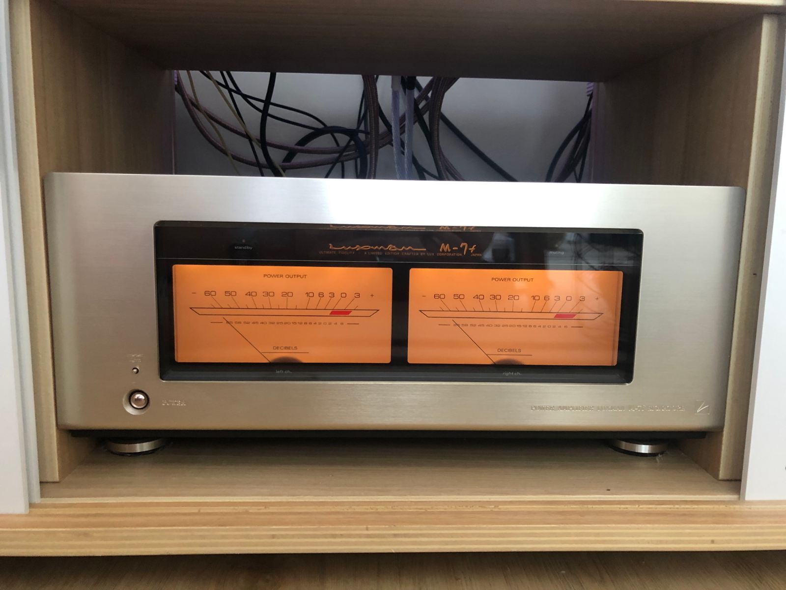 FS: PRICE DROP Luxman M-7F Power Amplifier (100v) in as new
