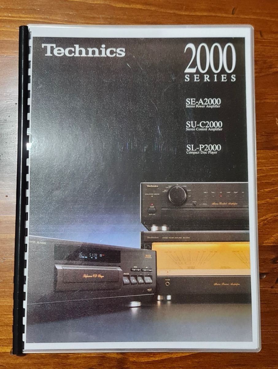 FS: Technics SE-A2000/SU-C2000 Pre/Power Amplifier - Stereo, Home