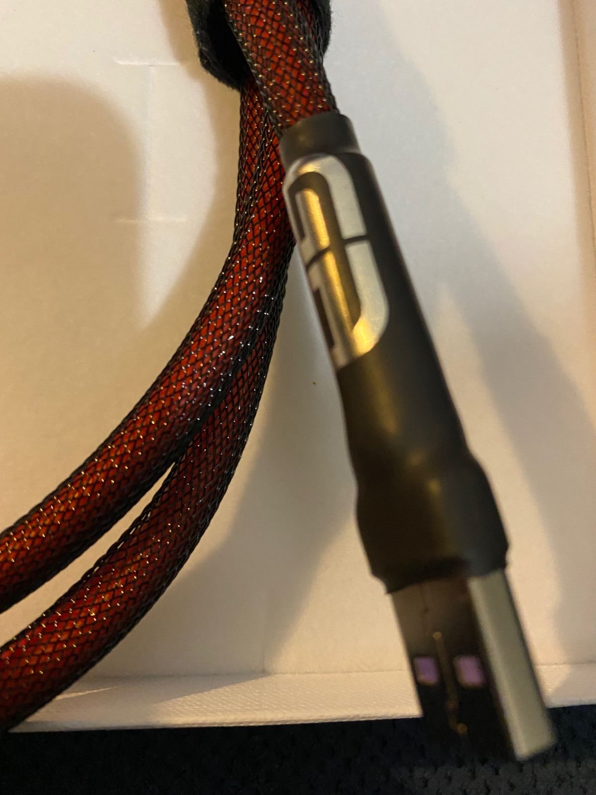 Gothic Audio Semperfi The Outsider Pure Silver USB A to B 1 metre