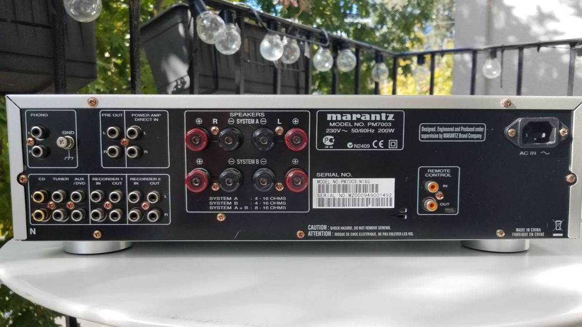 Delisted - Marantz PM7003 Integrated Amp (Silver, Melb) - Stereo
