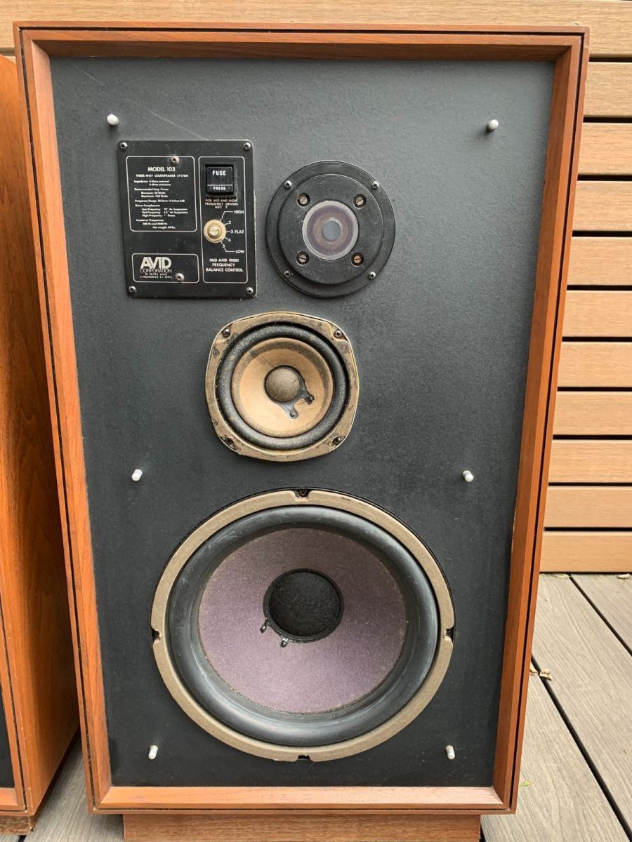 FS: Avid 103 vintage loudspeakers - Stereo, Home Cinema, Headphones ...