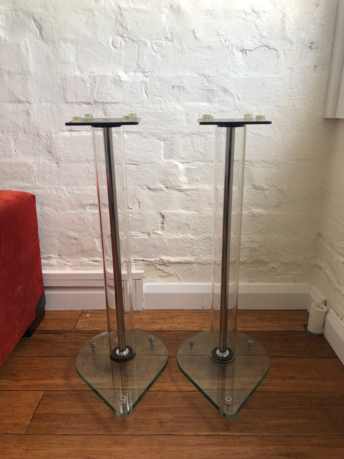 FS Atacama Aurora 6 glass speaker stands ﻿ HiFi and Cinema Cables