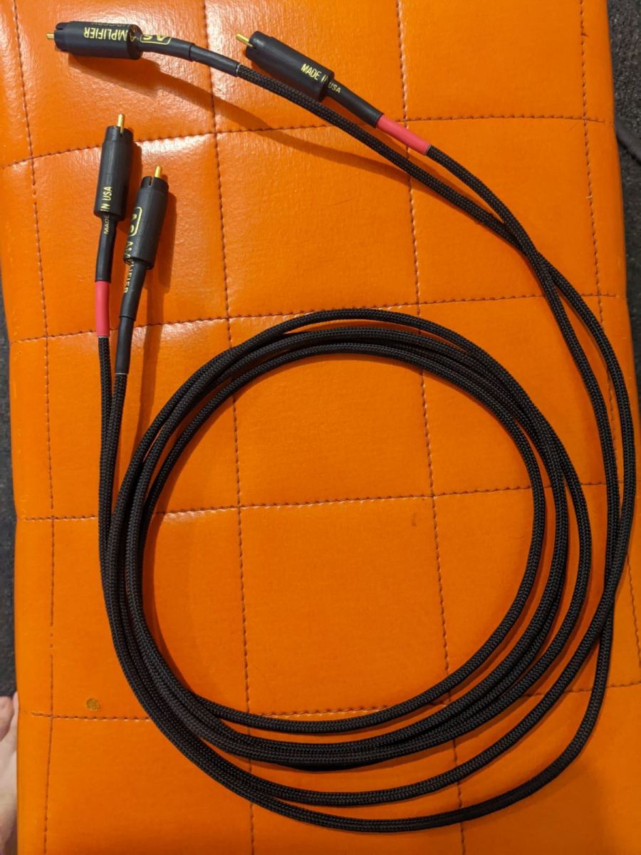 FS Amplifier surgery 2 meter silver plated RCA cable. ﻿ HiFi and