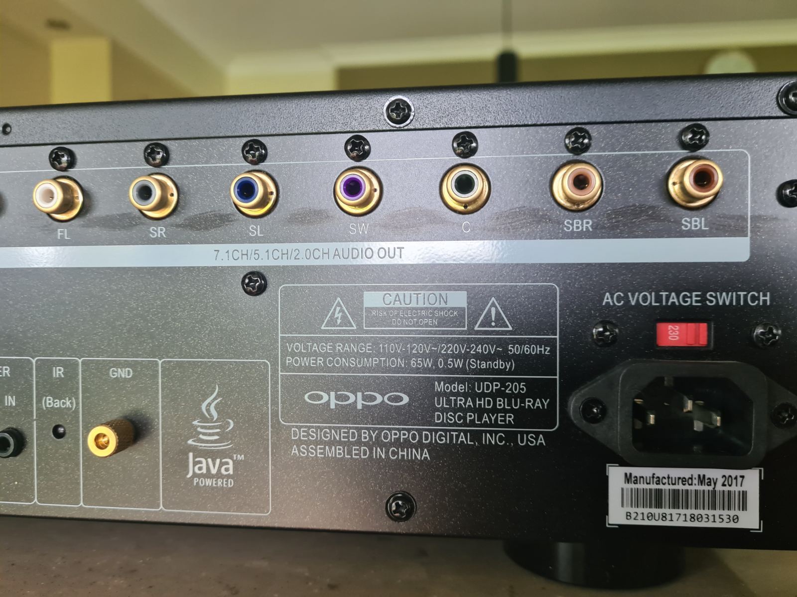 FS: OPPO UDP-205 4K Ultra HD Audiophile Blu-ray Disc Player