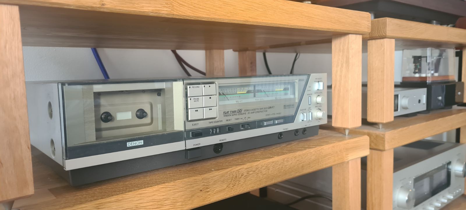 DENON DR-F7カセットデッキ 希少 再生確認済】 DENON デノン 高性能ステレオカセットデッキ