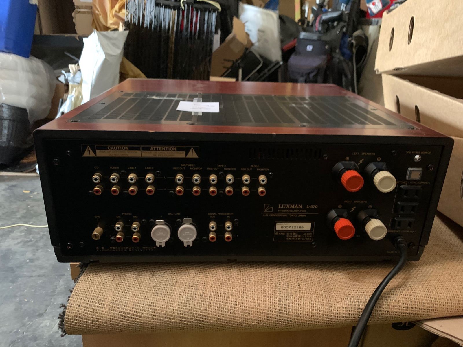 L-570 ラックスマン LUXMAN プリメインアンプ J Luxman 0 S7H29