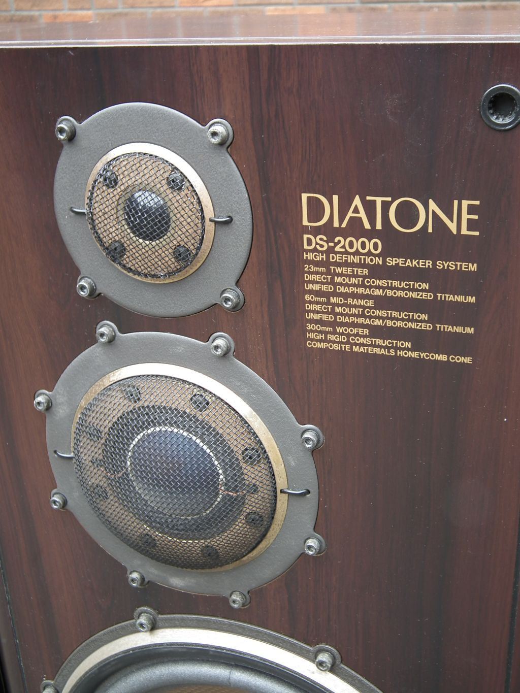 DIATONE DS-2000 DK-11 3way スピーカー ペア ダイヤトーン スタンド付き