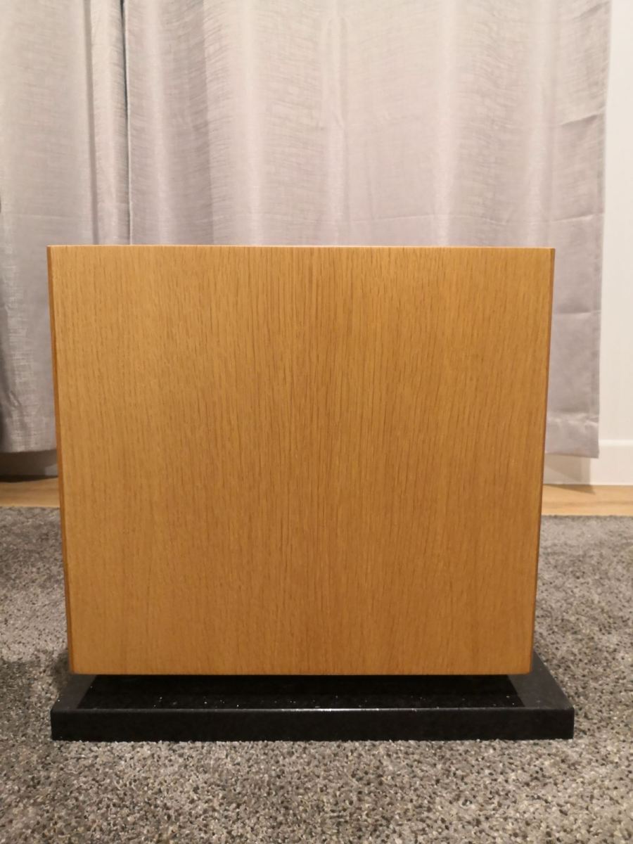 Monitor Audio Silver W12 Sub (5g) Light Oak with Granite Isolation
