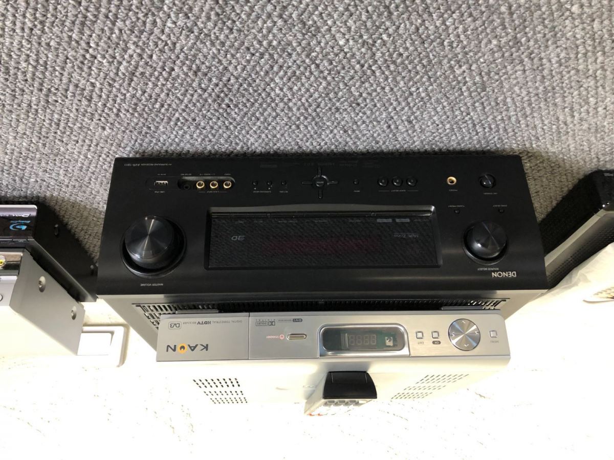 Denon AVR 1911 Amplifier, Pioneer DVR530H DVD Player, 2 x