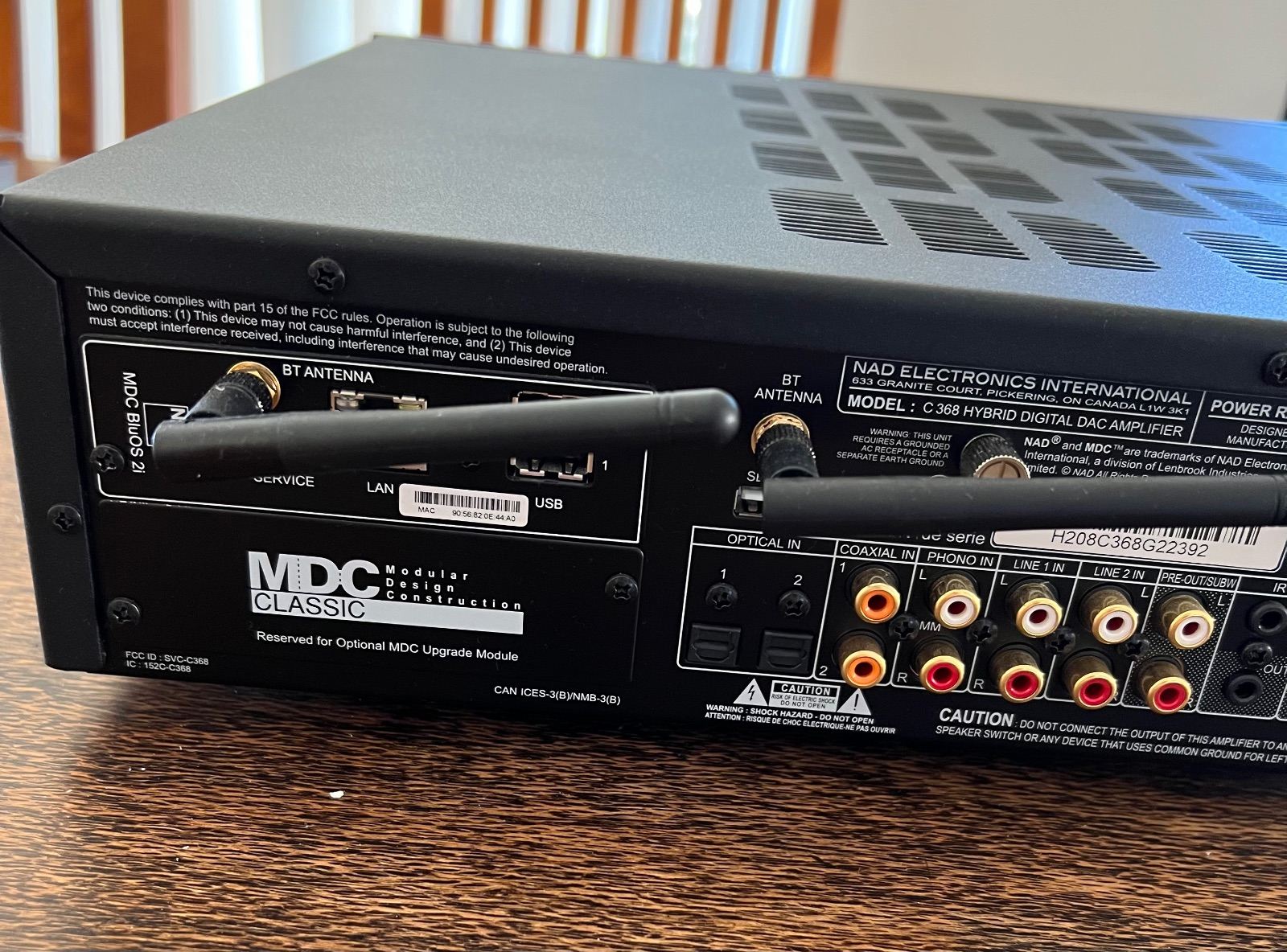 NAD C368 amp including Bluos module ﻿ Stereo, Home Cinema, Headphones