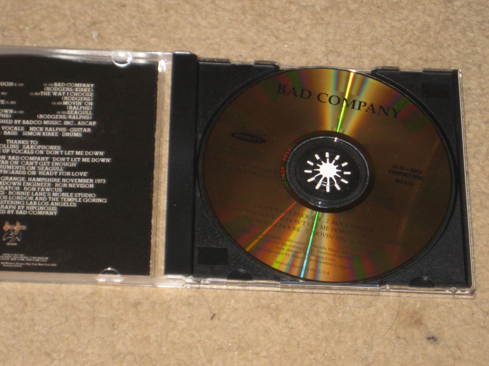 Audio FIDELITY ゴールドCD バッド・カンパニ－ Bad Company 