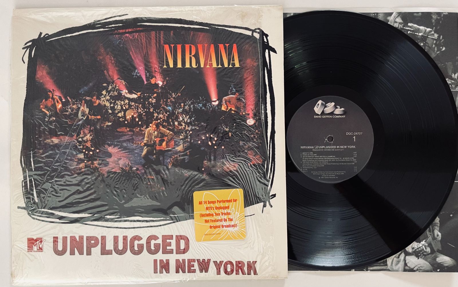 Nirvana MTV Unplugged In New York 1994 USA Pressing ﻿ Vinyl, CD, and Bluray