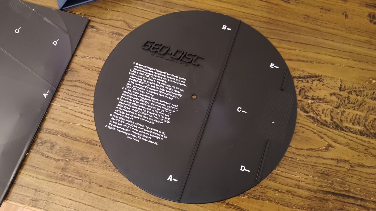 FS Mofi Geodisc cartridge alignment tool ﻿ HiFi and Cinema Cables