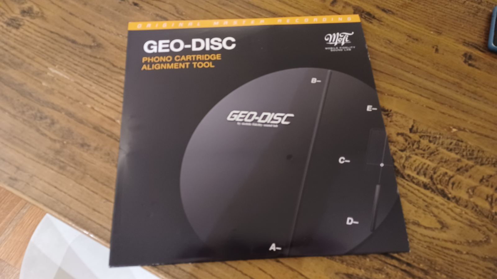 FS Mofi Geodisc cartridge alignment tool ﻿ HiFi and Cinema Cables