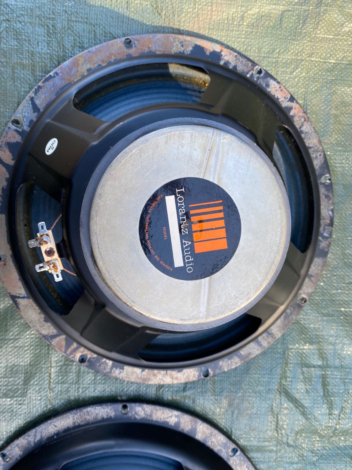 PAIR Eminence Alpha 15a 15 inch drivers. plus FREE 2 PAIRS of 12 inch ...