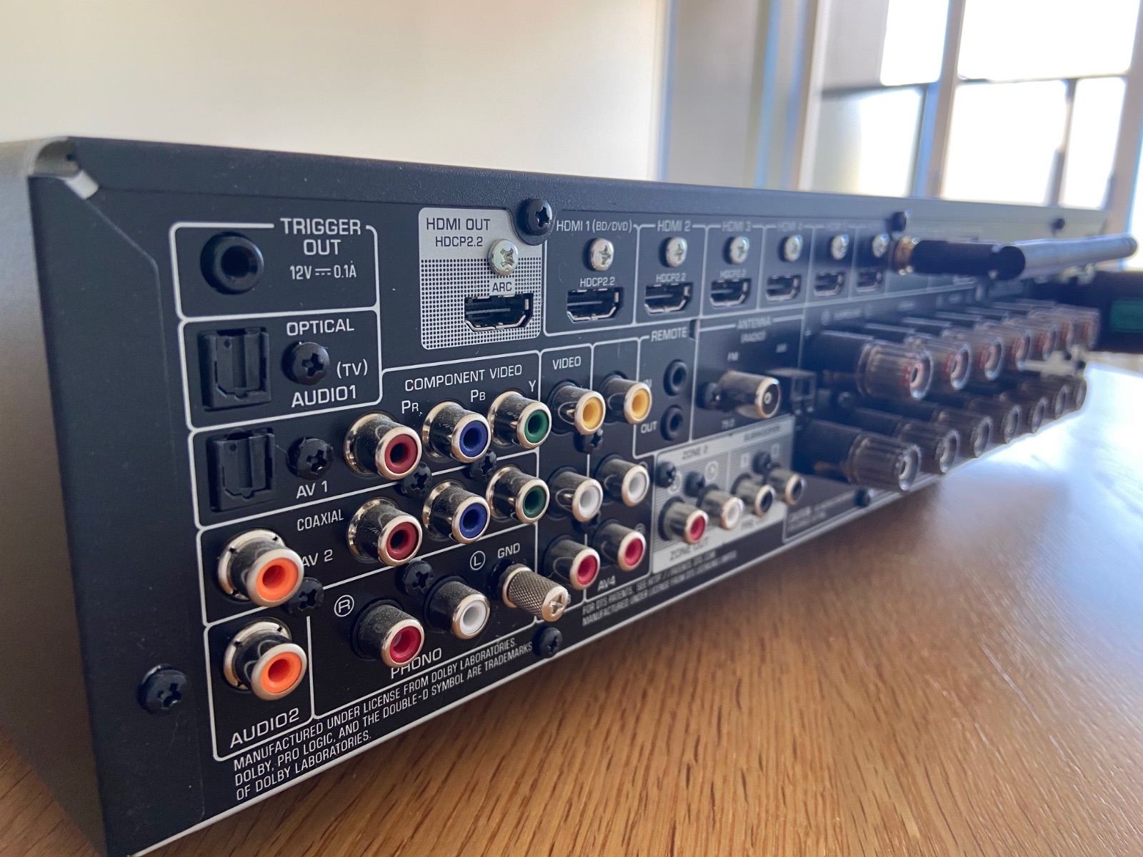 Yamaha RXAS710 AVENTAGE 7.1 Slimline AVR with Phono ﻿ Stereo, Home