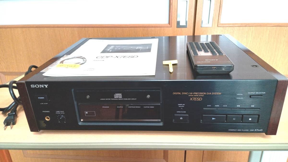 FOUND: Sony CDP-X7ESD CD Player - Wanted to Buy - StereoNET