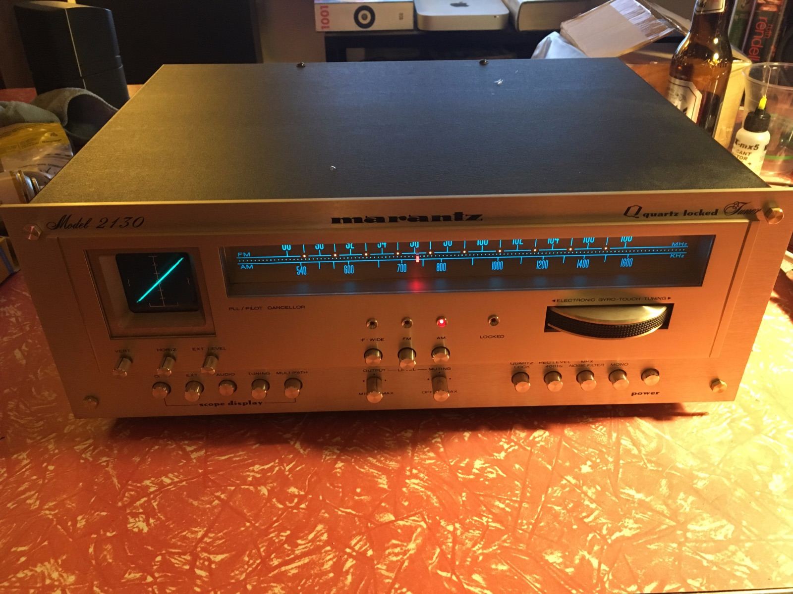 Marantz 2130 – Tuner Vintage Avec Oscilloscope – 220 Volts – Excellent état