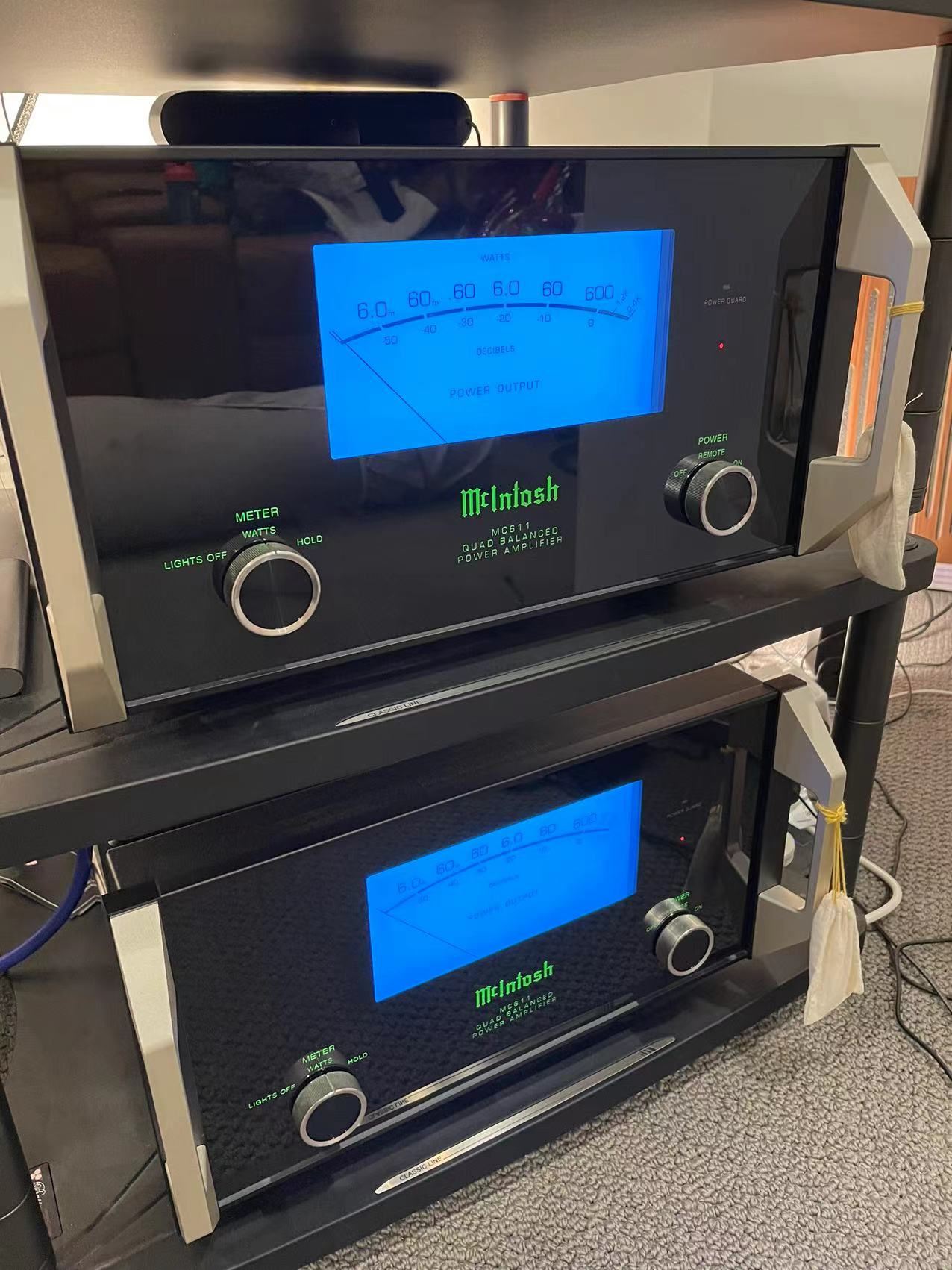 FS Pair of McIntosh MC611 Monoblock power amplifier ﻿ Stereo, Home