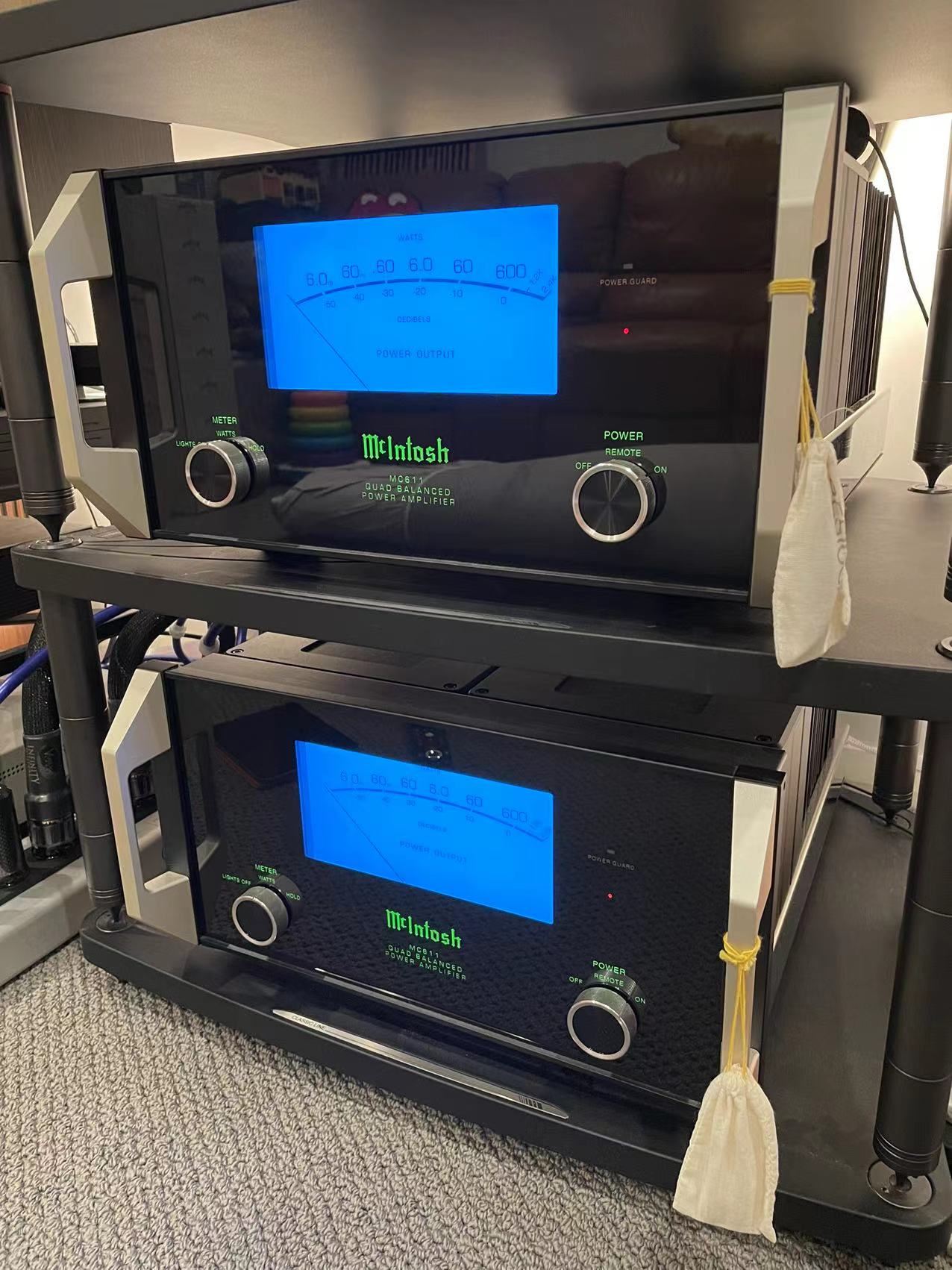 FS Pair of McIntosh MC611 Monoblock power amplifier ﻿ Stereo, Home