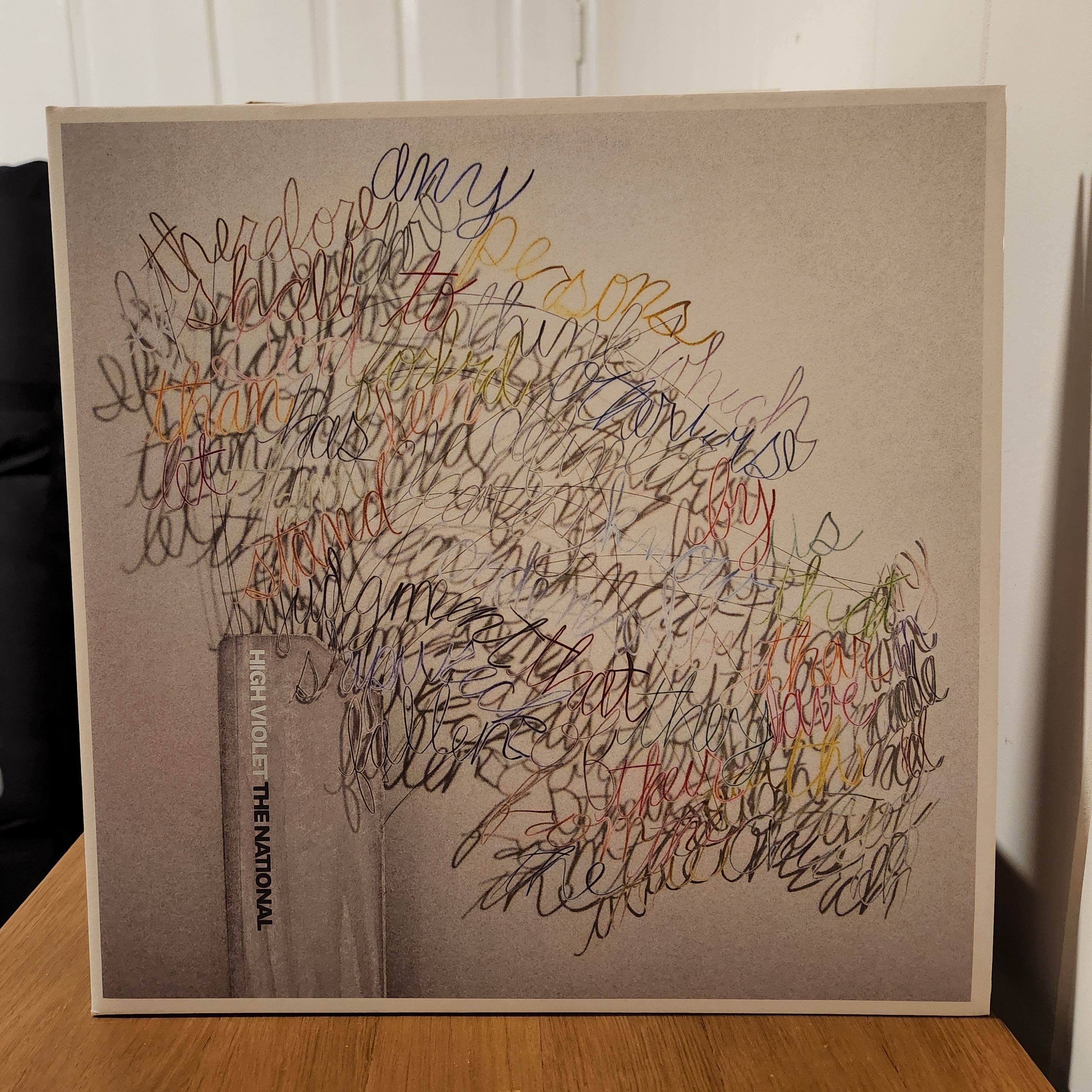 The National High Violet record ﻿ Vinyl, CD, and Bluray