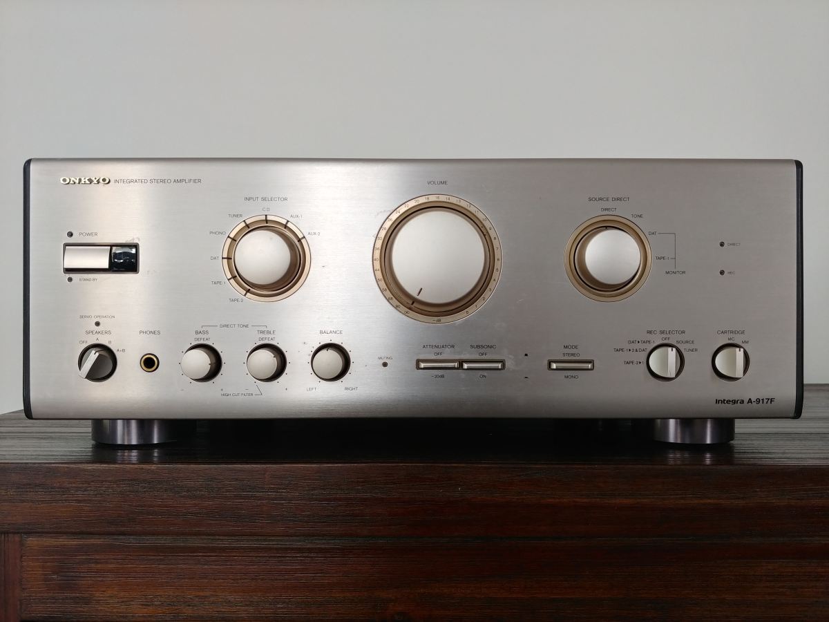 ONKYO  A-917F　譲渡決定です　 2026年最新】ONKYO Integra A-917の人気アイテム - メルカリ