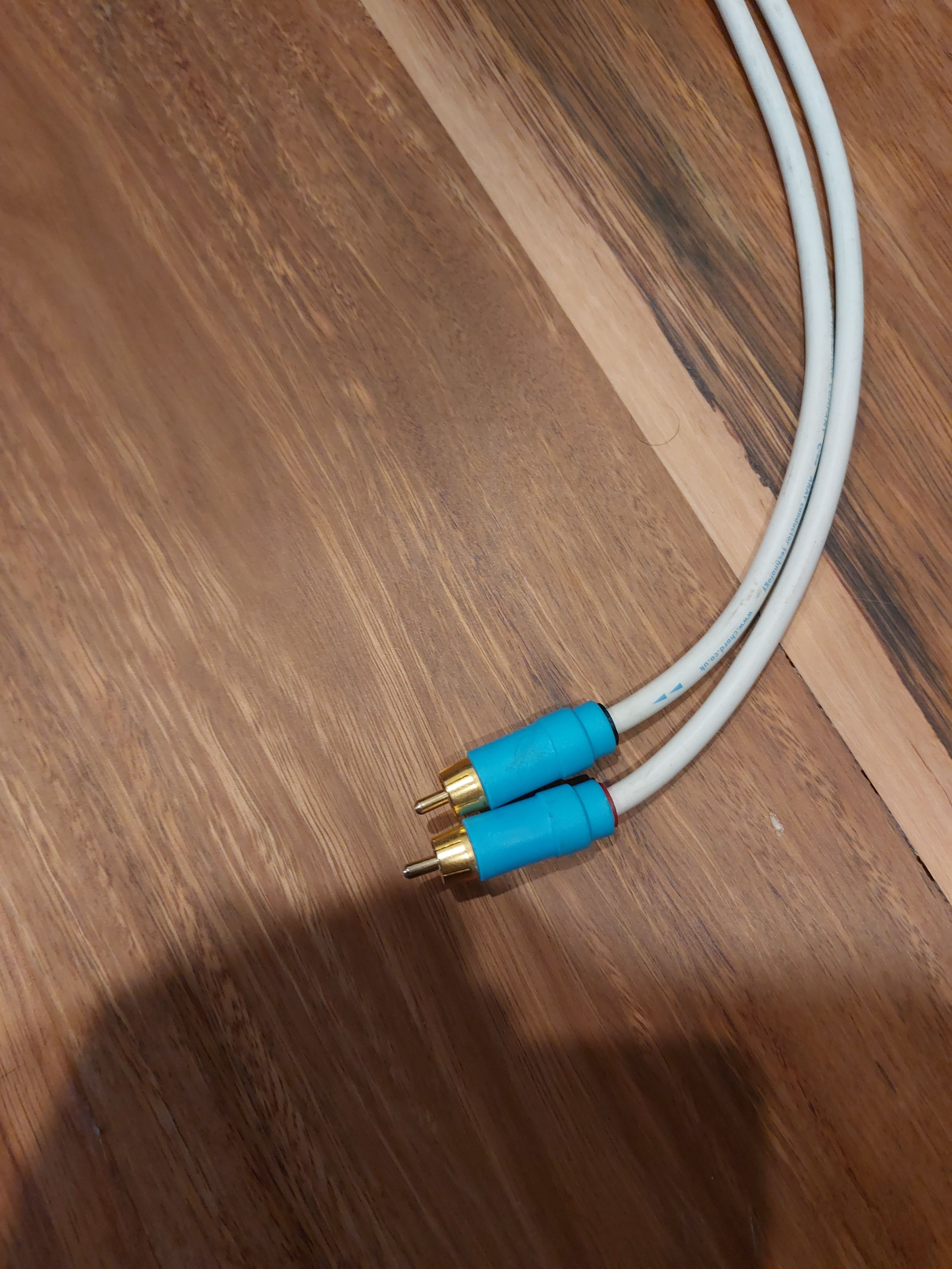 Chord cline 1m RCA interconnect ﻿ HiFi and Cinema Cables & Accessories