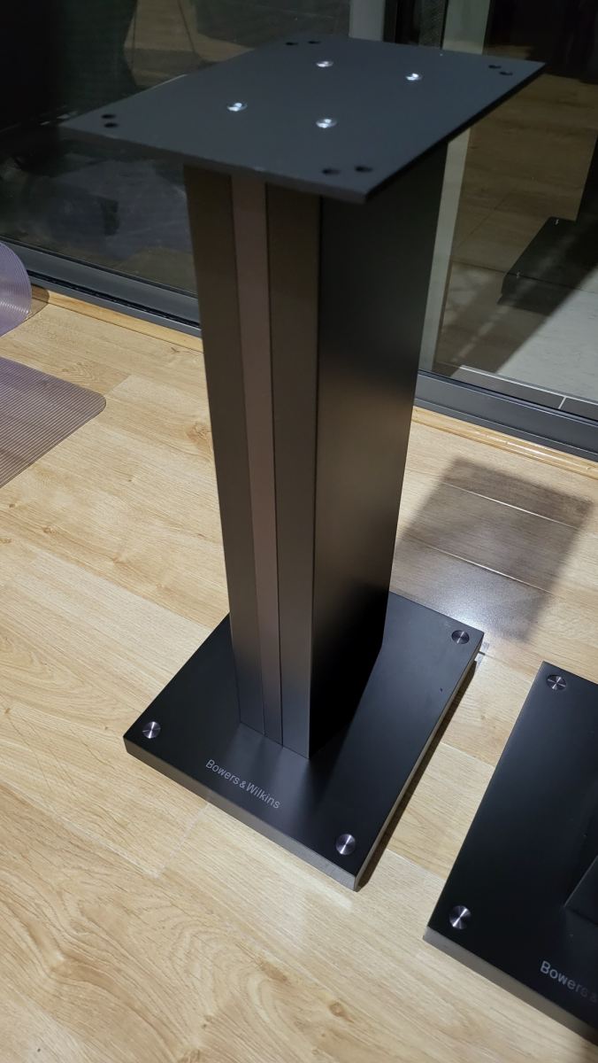 FS Bowers & Wilkins FSCM S2 Matte Black Speaker Stands ﻿ HiFi and Cinema Cables & Accessories