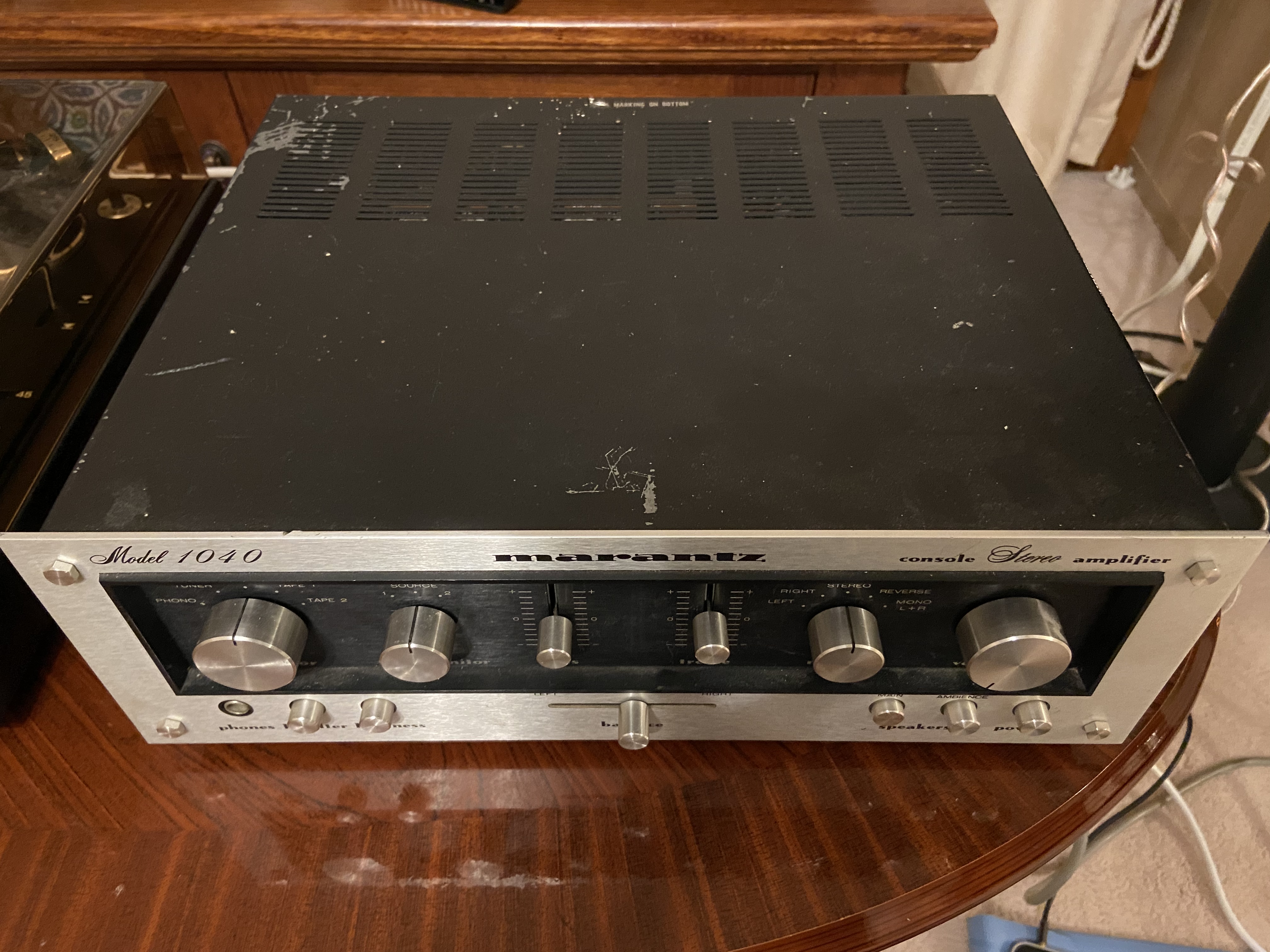 Seltener Marantz 1040M Verstärker Console Stereo Amplifier 1040 M