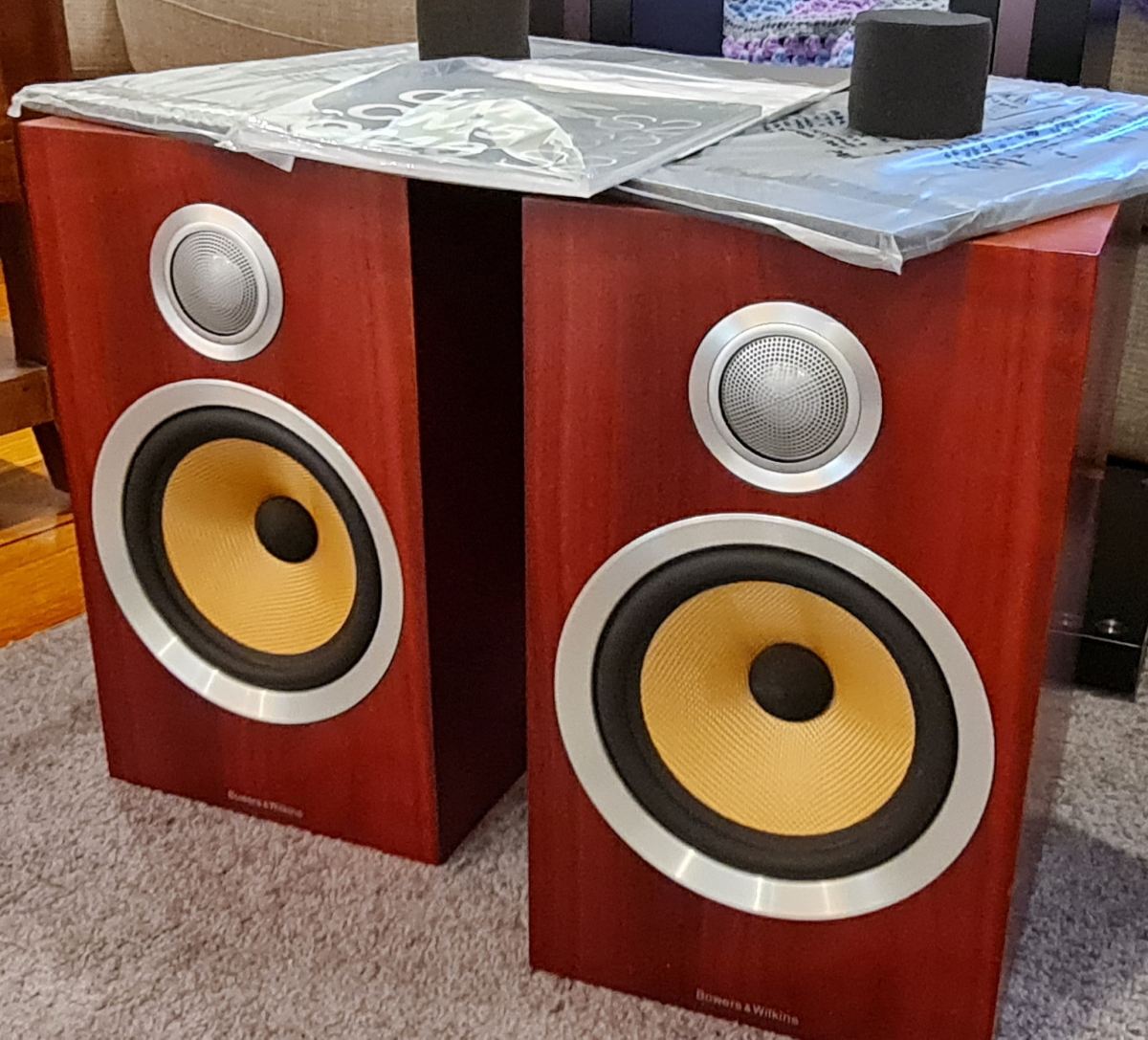 Pair of B&W CM5 S2 Bookshelf Speakers - Stereo, Home Cinema