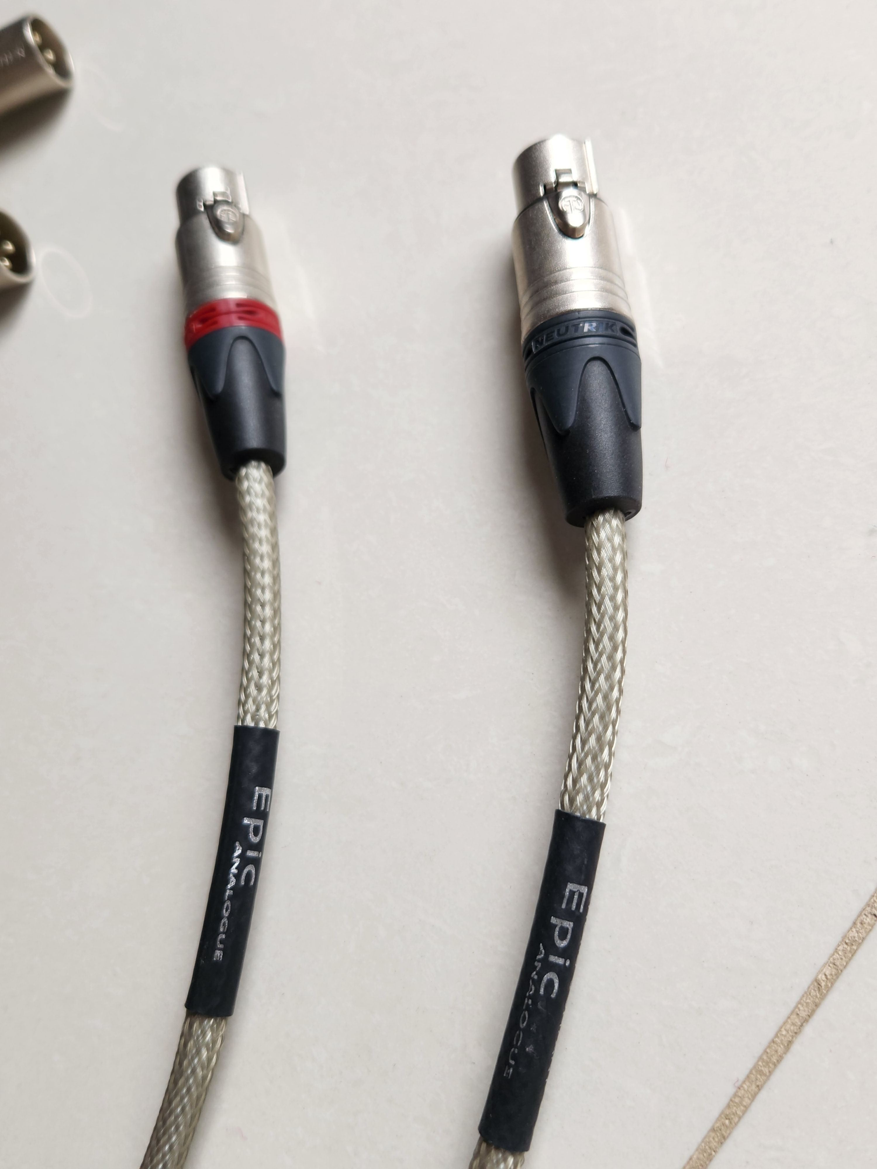 Chord Epic XLR Audio Interconnect 1.0M ﻿ HiFi and Cinema Cables