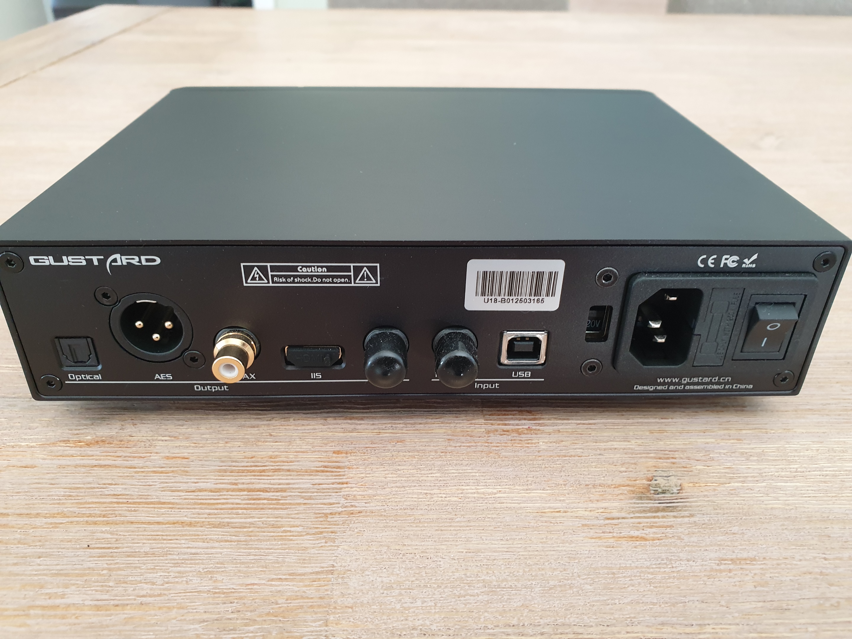 WITHDRAWN: FS: Gustard U18 DDC Reclocker - Stereo, Home Cinema