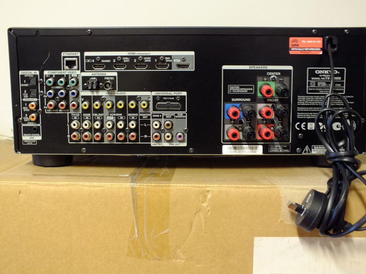 Onkyo TXNR509 AV Receiver ﻿ Stereo, Home Cinema, Headphones Components