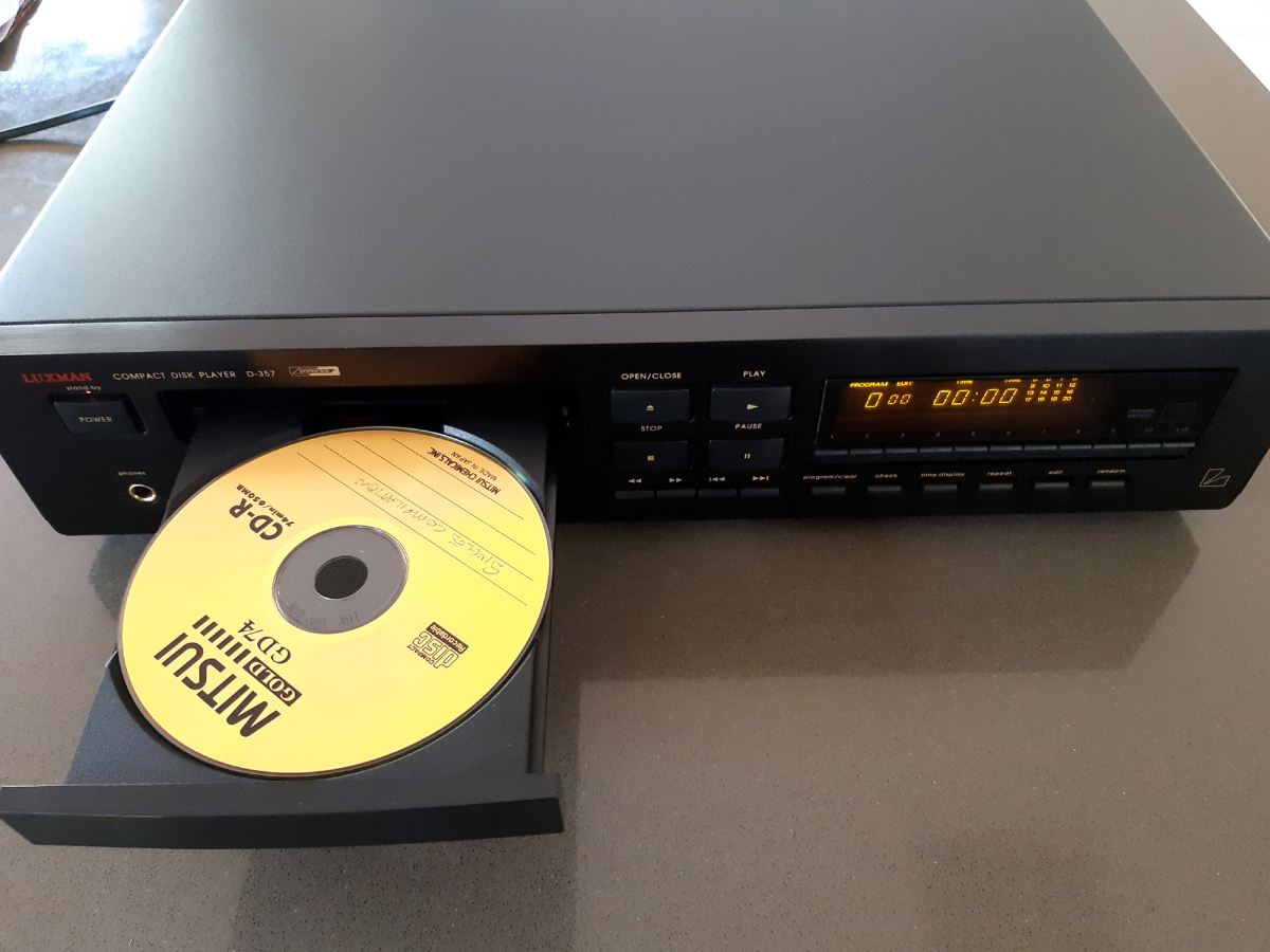 LUXMAN CD357 CD Player, literally NOS with mods! ﻿ Stereo, Home Cinema
