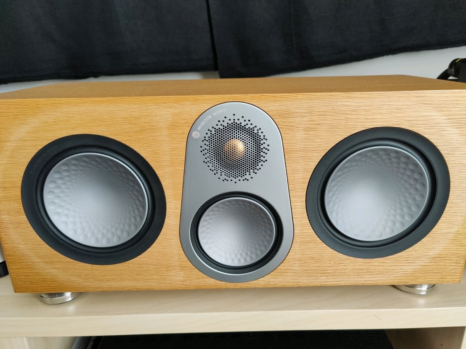 Price Reduced Monitor Audio Silver c350 Centre Speaker Oak ﻿ Stereo