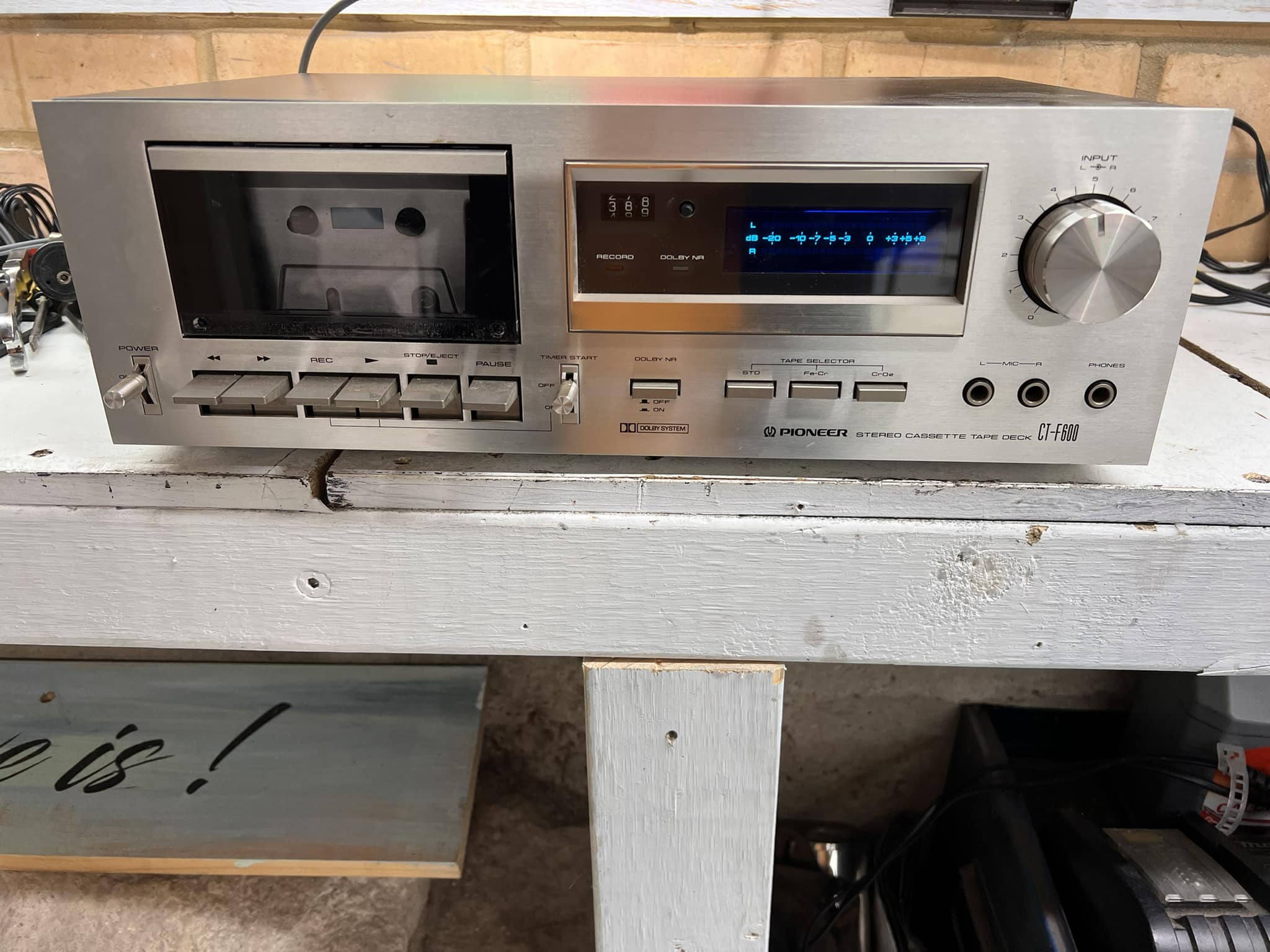 Platine cassette PIONEER CT-F600 - Photo, audio & vidéo