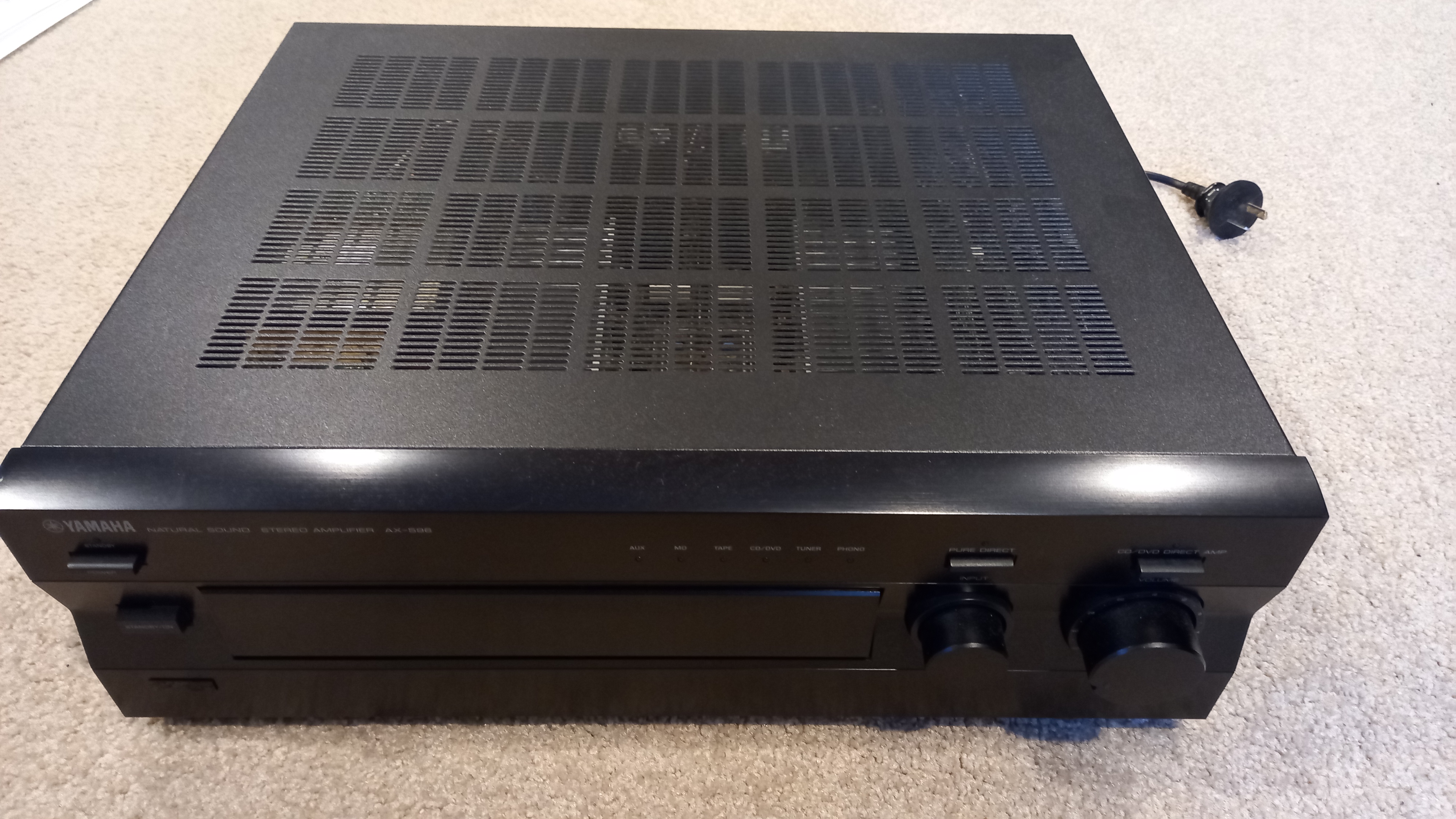 Yamaha AX-596 Natural Sound Integrated Stereo Amplifier - Stereo