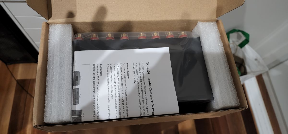 TC7220 2Way Amplifier Speaker Selector Switch Switcher ﻿ HiFi and